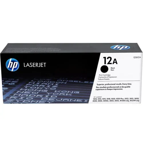 HP 12A Q2612A Toner orijinal kutu